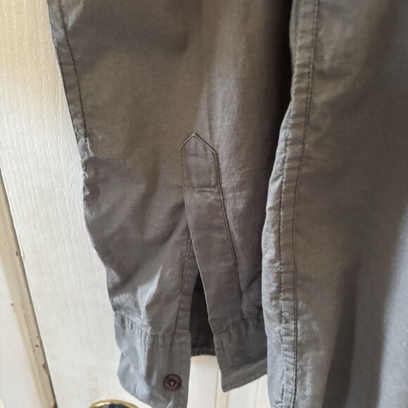 Guess Mens Y2K Grunge Button Shirt Grey XL Graphic Long Sleeve Cross Biker Angel - Picture 5 of 11